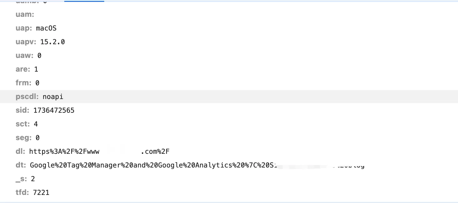 GA4 の hits に en (イベント名) パラメータがありませんか?