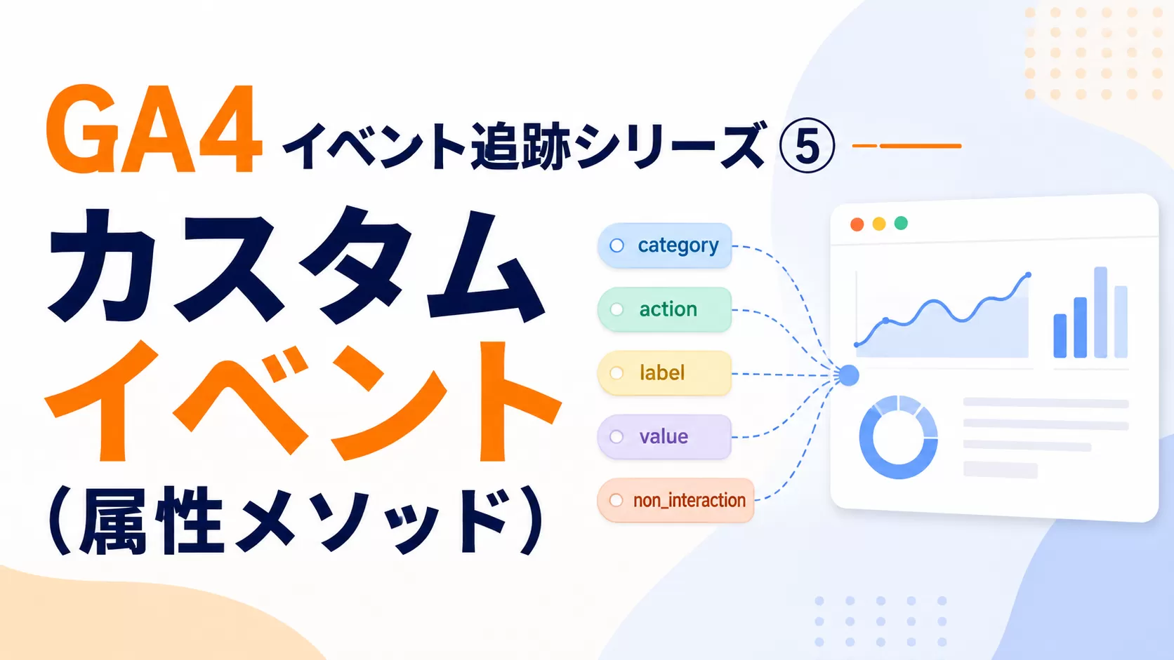 GA4 イベント追跡シリーズ ⑤ —— カスタム イベント(属性メソッド)