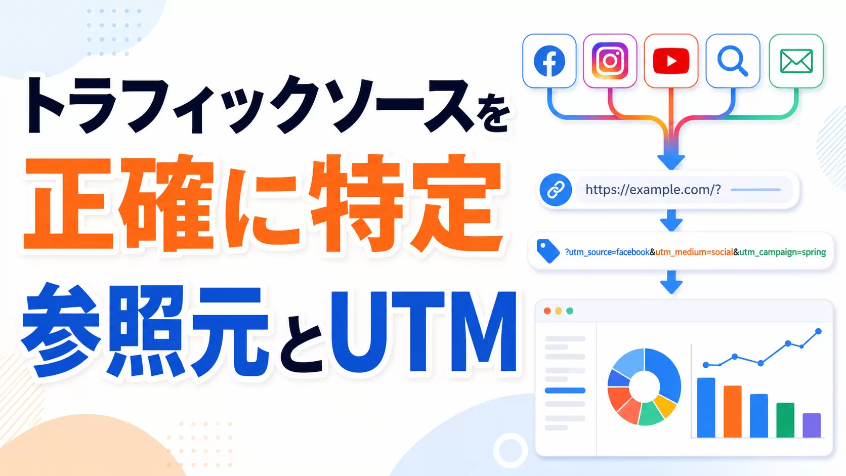 ウェブサイトのトラフィックソースを正確に特定する方法：参照元とUTM